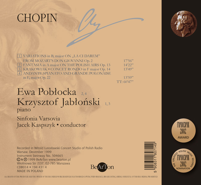 Chopin - Utwory na fortepian i orkiestrę